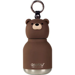 Asobu Mini Bestie Brown Bear Παιδικό Παγούρι Θερμός Ανοξείδωτο BPA Free Καφέ 200ml