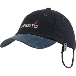 Musto Evolution Ανδρικό Καπέλο Jockey Υφασμάτινο Μαύρο