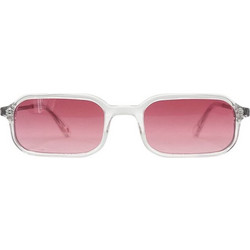 Paul Frank PFS9157-0015 Ανδρικά Γυαλιά Ηλίου Ορθογώνια Κοκάλινα Διαφανή με Ροζ Φακό