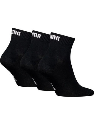 Puma Ανδρικές Κάλτσες Κοντές Μαύρες 3Pack 938809-200