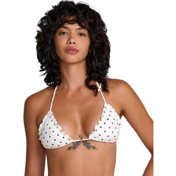 RVCA Bikini Top Τριγωνάκι Λευκό 23O142613-WPW
