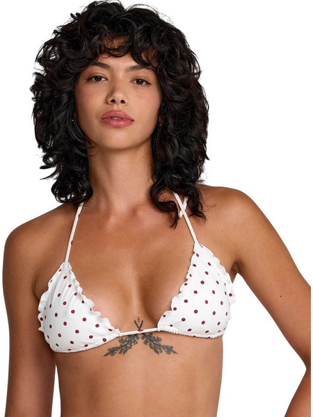 RVCA Bikini Top Τριγωνάκι Λευκό 23O142613-WPW