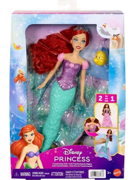 Mattel Disney Princess Άριελ που Μεταμορφώνεται