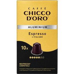 Chicco D'Oro Κάψουλες Espresso Espresso Italiano Συμβατές με Μηχανή 10τμχ