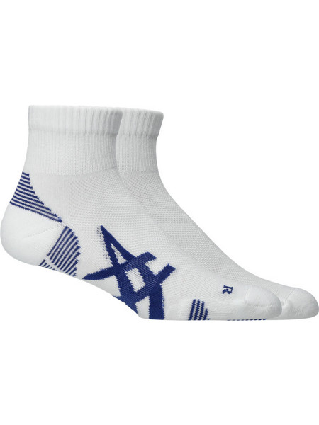 ASICS Ανδρικές Κάλτσες Κοντές με Σχέδια Λευκές 2Pack 3013B358-100