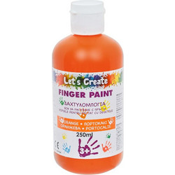 Little President Δακτυλομπογιά Πορτοκαλί 250ml 1224398
