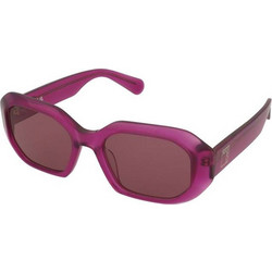 Max & Co MO0152-75Y Γυναικεία Γυαλιά Ηλίου Πολυγωνικά Κοκάλινα Ροζ με Καφέ Φακό