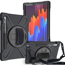 eSTUFF Back Cover Black (Galaxy Tab S7+ / S8+)