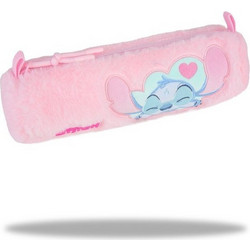 CoolPack Fluffy Stitch Κασετίνα Βαρελάκι Ροζ F061004