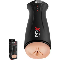 Pipedream PDX Elite Fap-Gasm Intermittent Pocket Pussy Αυνανιστήρι με Δόνηση & Αναρρόφηση