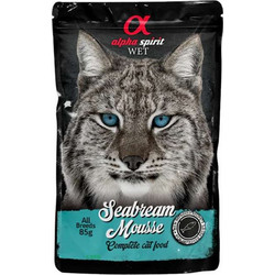 Alpha Spirit Adult Mousse with Sea Bream 85gr