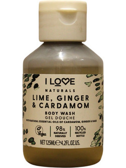 I Love Lime, Ginger & Cardamom Αφρόλουτρο σε Gel για Ευαίσθητο Δέρμα 125ml
