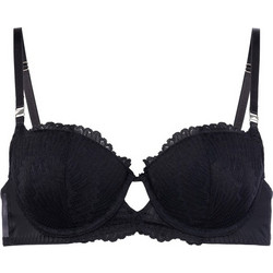 Dorina Σουτιέν Balconette Push Up με Μπανέλα Μαύρο FXBC0014LA200-BK0001