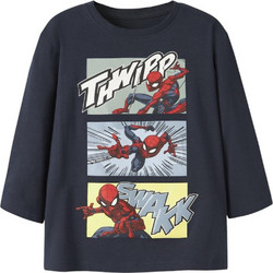 Name It Παιδικό T-Shirt Μακρυμάνικο Μαύρο 13258002