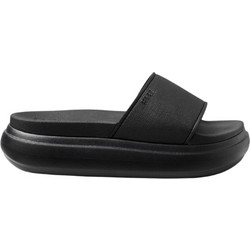 Reef Γυναικείες Παντόφλες Καλοκαιρινές Flatforms Μαύρες CJ2228
