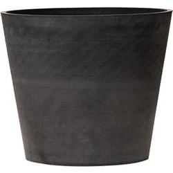 ArtPlast Γλάστρα Στρογγυλή Πλαστική Ανθρακί 50x47cm ATC.050.SB.AN
