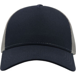 Atlantis Rapper Καπέλο Jockey με Δίχτυ Snapback Υφασμάτινο Μαύρο Γκρι