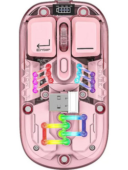 JX-XWD118 Ασύρματο Bluetooth Ποντίκι Transparent