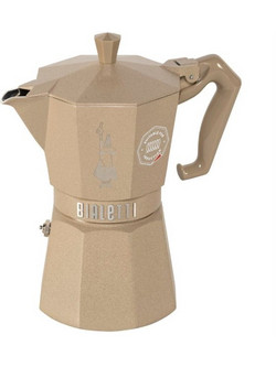Bialetti Exlusive Ηλεκτρικό Μπρίκι Espresso 6Cups Μπεζ