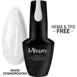 Mixcoco Snow Flake White Cosmopolitan Ημιμόνιμο Βερνίκι Νυχιών 15ml