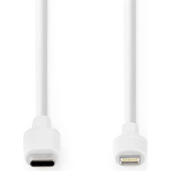 Nedis CCGL39650WT10 USB-C to Lightning Cable 1m White