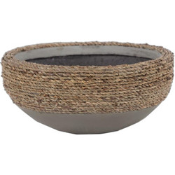 Soulworks Concrete S Γλάστρα Στρογγυλή Τσιμεντένια 31x14cm 0830033
