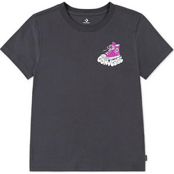 Converse Παιδικό T-Shirt Κοντομάνικο Ανθρακί 4CJ021-GDA