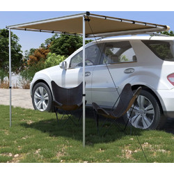 vidaXL Σκίαστρο Παραλίας Αυτοκινήτου Μπεζ 200x200x215cm 148136