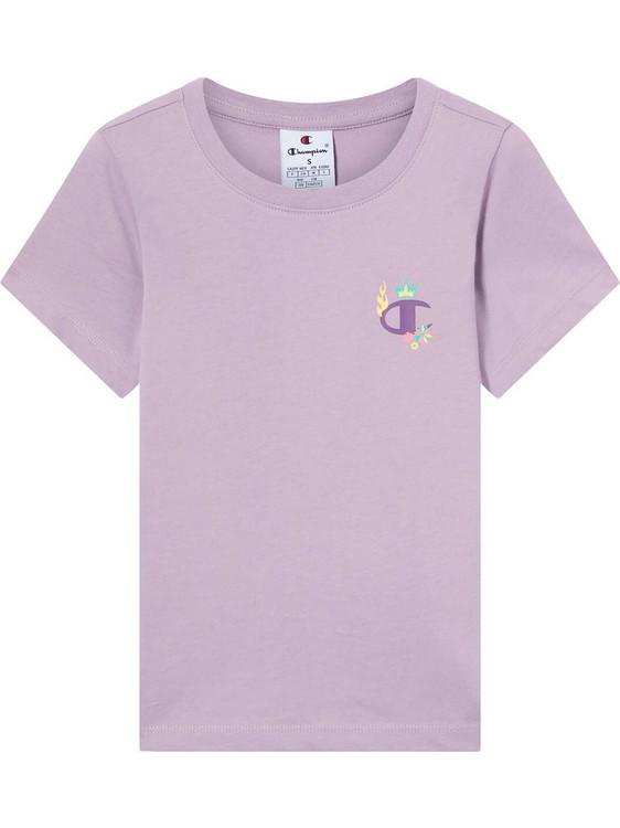 Champion Παιδικό T-Shirt Κοντομάνικο Λιλά 405223-VS100