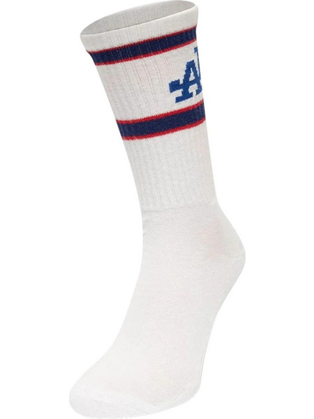 New Era Premium Ανδρικές Κάλτσες Ψηλές με Σχέδια Λευκές 13113634-WHI