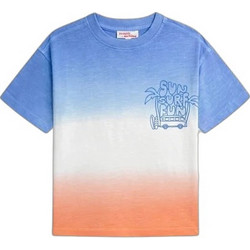 Dpam Sun Surf Fun Παιδικό T-Shirt Κοντομάνικο Γαλάζιο Κοραλί ZOSOLTI5