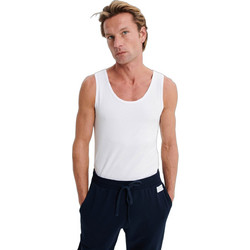 Vamp Αμάνικα Ανδρικά Φανελάκια Βαμβακερά Σετ 2Pack Λευκά 19860