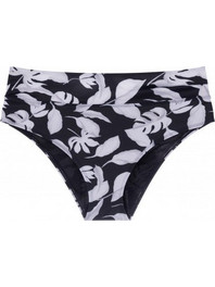 Dorina Marcadona Ψηλόμεσο Bikini Slip Μαύρο Λευκό FXHI0017MI010-BK0121