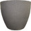 Japi Traditional Γλάστρα Στρογγυλή Πλαστική Ανθρακί 50x42cm JVUR52