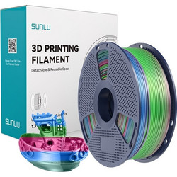 Sunlu Silk PLA+ 1.75mm Rainbow 06 1Kg