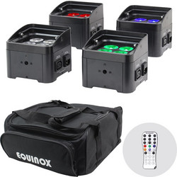 Equinox Colour Raider Uplighter Pack Φωτορυθμικό Προβολέας LED DMX RGBW