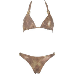 Gsecret Bikini Set Τριγωνάκι Μπρονζέ SQ67813-38153