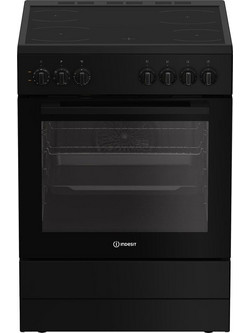 Indesit I6V5PCB Κουζίνα Ηλεκτρική 72lt με Κεραμικές Εστίες 60cm