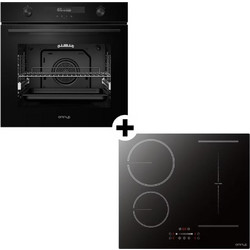 Omnys Φούρνος Ηλεκτρικός Άνω Πάγκου 72lt 59.5cm OV7213DPBL με Επαγωγικές Εστίες IH641TFBLt