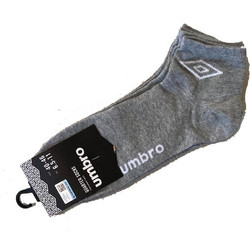 Umbro Ανδρικές Κάλτσες Κοντές Ανθρακί 3Pack 183196-GREY