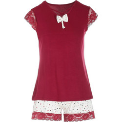 Gsecret Babydoll Καλοκαιρινό Μπορντό Y1758-37088