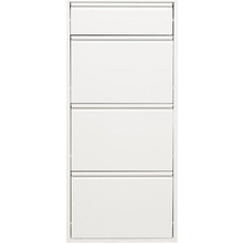 Kare Design Παπουτσοθήκη Μεταλλική Caruso Λευκή M50xΠ15xΥ119cm