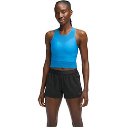 Hoka Race Day Γυναικείο Αθλητικό Crop Top Μπλε 1166630-HKB
