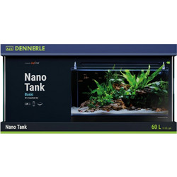 Dennerle Nano Scaperstank Basic Ενυδρείο Ψαριών με Φωτισμό 60lt Μαύρο