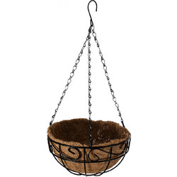 Globostar Κρεμαστό Κασπώ Χωρίς Σχέδιο Καφέ 25x15cm 20483