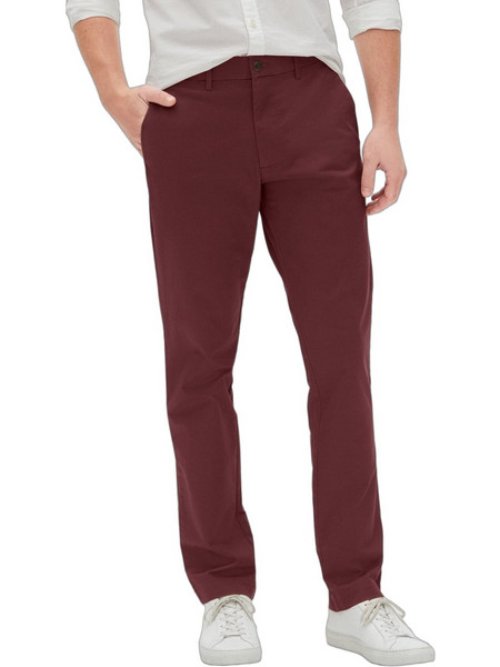 Gap Ανδρικό Παντελόνι Slim Εφαρμογή Μπορντό 440943005