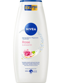Nivea Rose & Almond Oil Αφρόλουτρο σε Gel 750ml