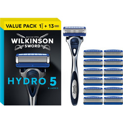 Wilkinson Sword Hydro 5 Ανταλλακτικά Ξυραφάκια με 5 Λεπίδες & Λιπαντική Ταινία 13τμχ