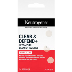 Neutrogena Clear & Defend+ Ultra-Thin Blemish Επιθέματα Προσώπου για Σπυράκια 30τμχ