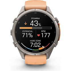Garmin Fenix 9 Pro inReach 43mm AMOLED Sapphire Titanium Shell Pink / Autumn Orange